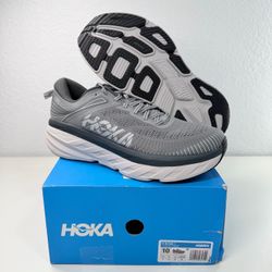 Hoka One One Bondi 7 Running Shoes Men’s Size 10 Grey Gray Shadow Brand New