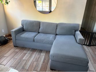 Couch with chaise
