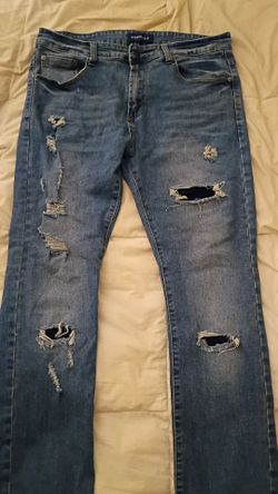 Aeropostale Mens skinny ripped jeans