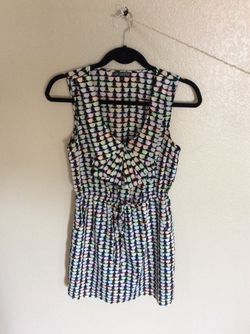 Bebop Sunglasses Print Sleeveless Dress Size m