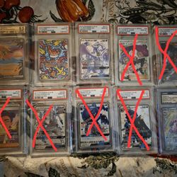 Bunch Of Pokémon Graded Slabs