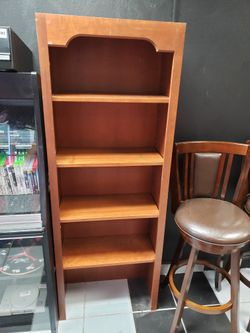 Brown Bookshelf