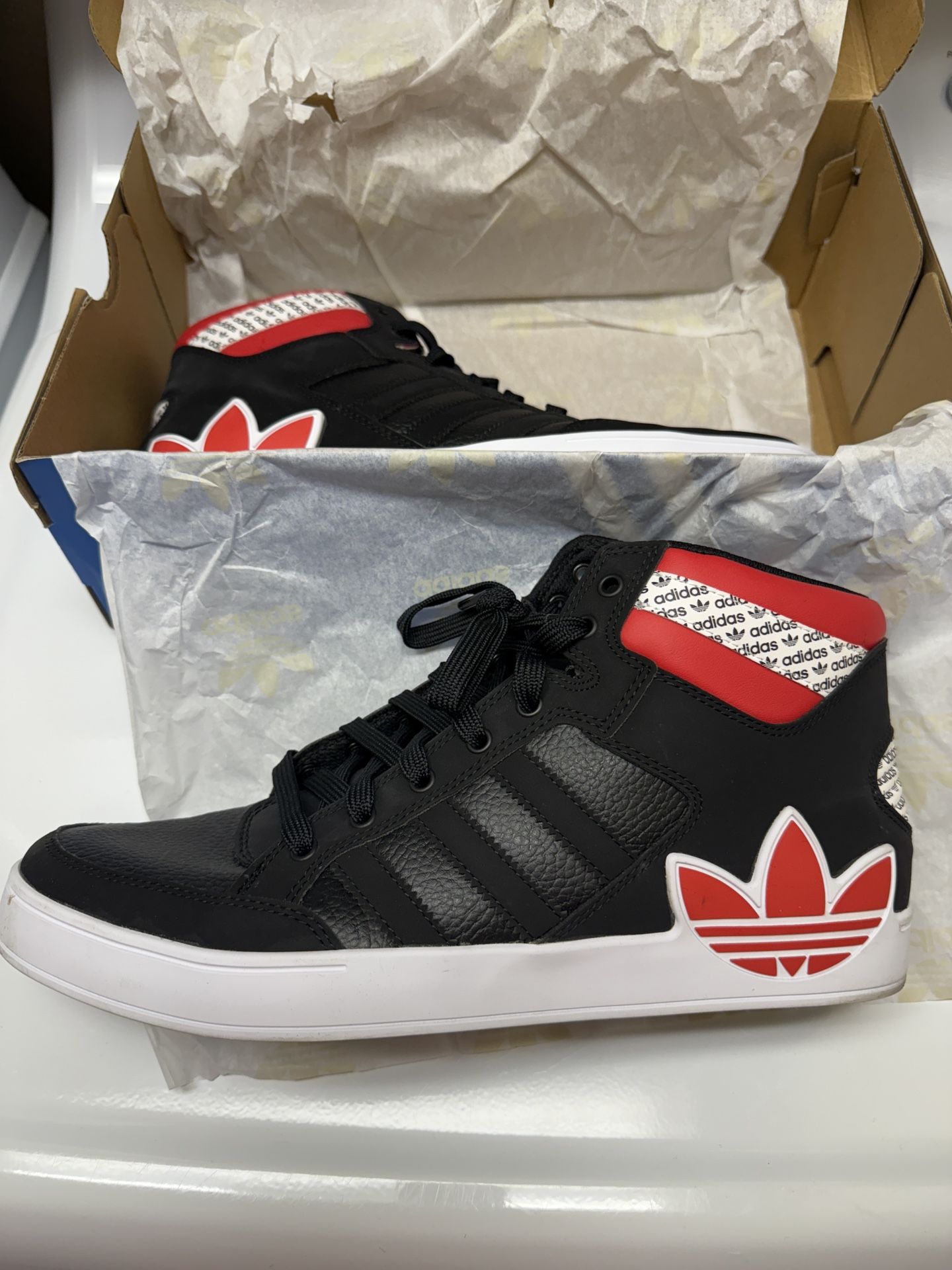 New In Box Adidas Hard court Hi Tops