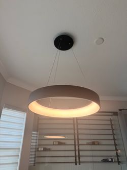 2 Modern LED Pendant Lights - $200