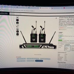 XTUGA STEREO WIRELESS EAR MONITOR 