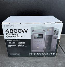 EcoFlow DELTA 2 Max Portable Power Station - Special Offer $1299 plus tax at Ecoflow store   New never been used Experience the Industry's Fastest Rec