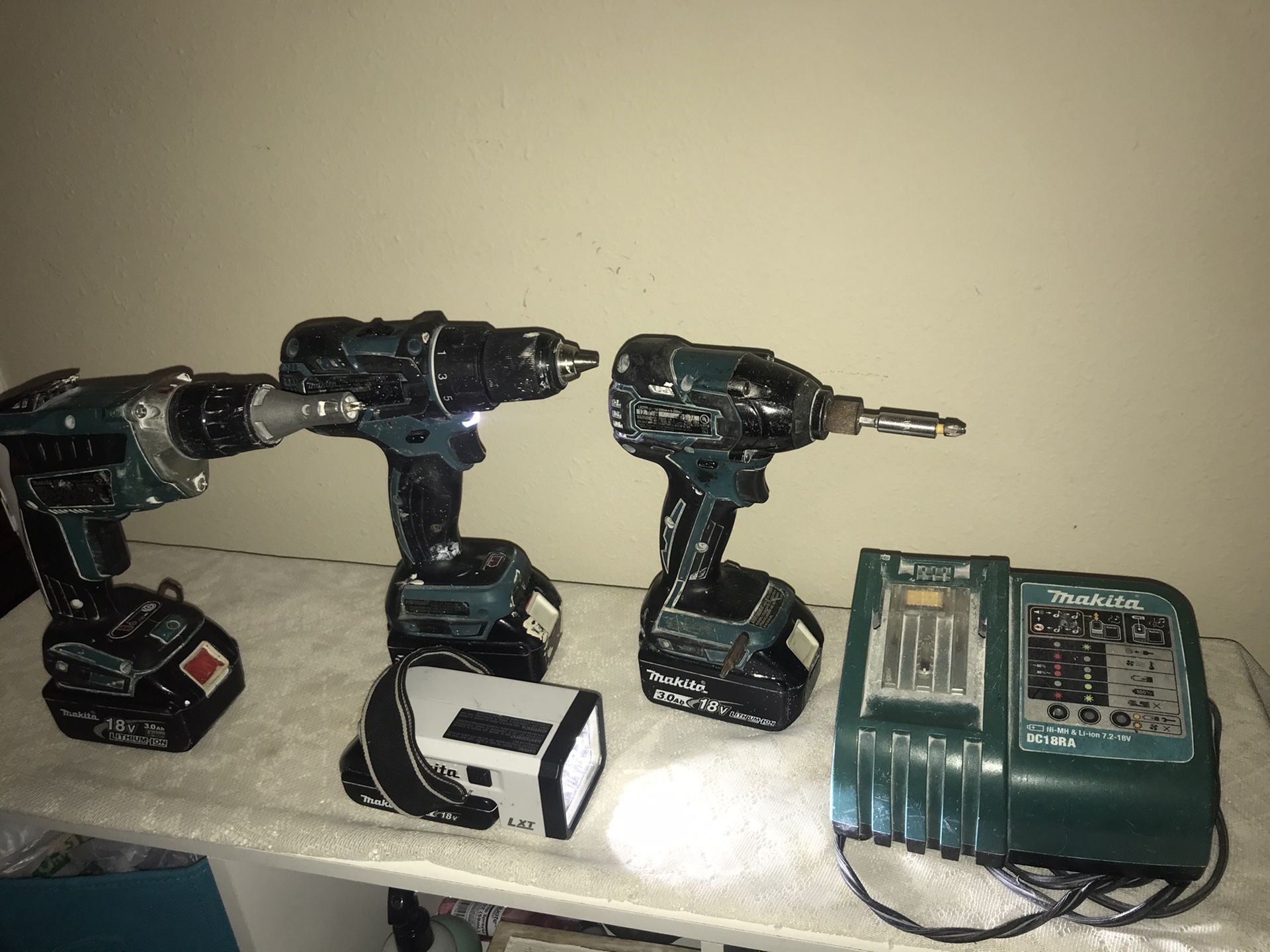 Makita brushless Drywall screw gun, hammer drill, impact driver gun