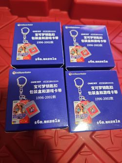 Pokemon center exclusive keychains