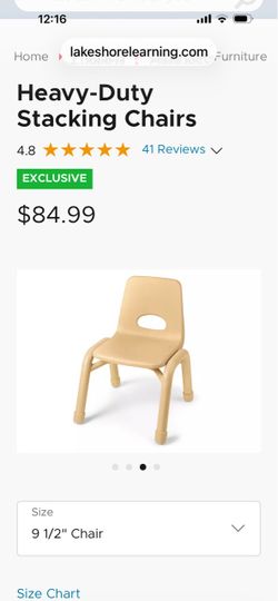 24 stackable chairs for kids