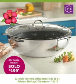 CACEROLA DE 15 QT ANTIADHERENTE PRINCESS HOUSE 🌼🌼🌼