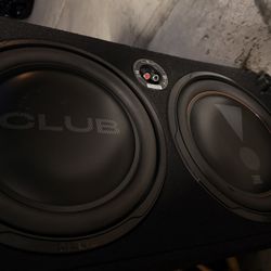 JBL Club 1200SSL 12” Subwoofer Enclosure :$350