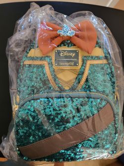: Loungefly Disney Princess Merida Sequin Mini Backpack