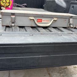 Vintage Craftsman 1970 Hand Held Tool Box 19 1/2 X 3 1/2 Tall And 6 Inch D.