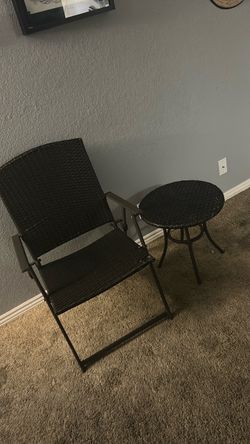 Two patio sets with tables