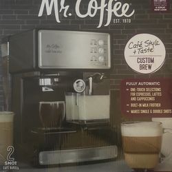 Mr. Coffee BVMC-ECMP1000-RB Café Barista Espresso/Cappuccino Maker