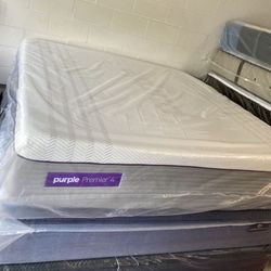 King Size Mattress Purple Premier 4 Hybrid 13” Inches Thick With Its Plastic Direct From Factory Same Day Delivery  