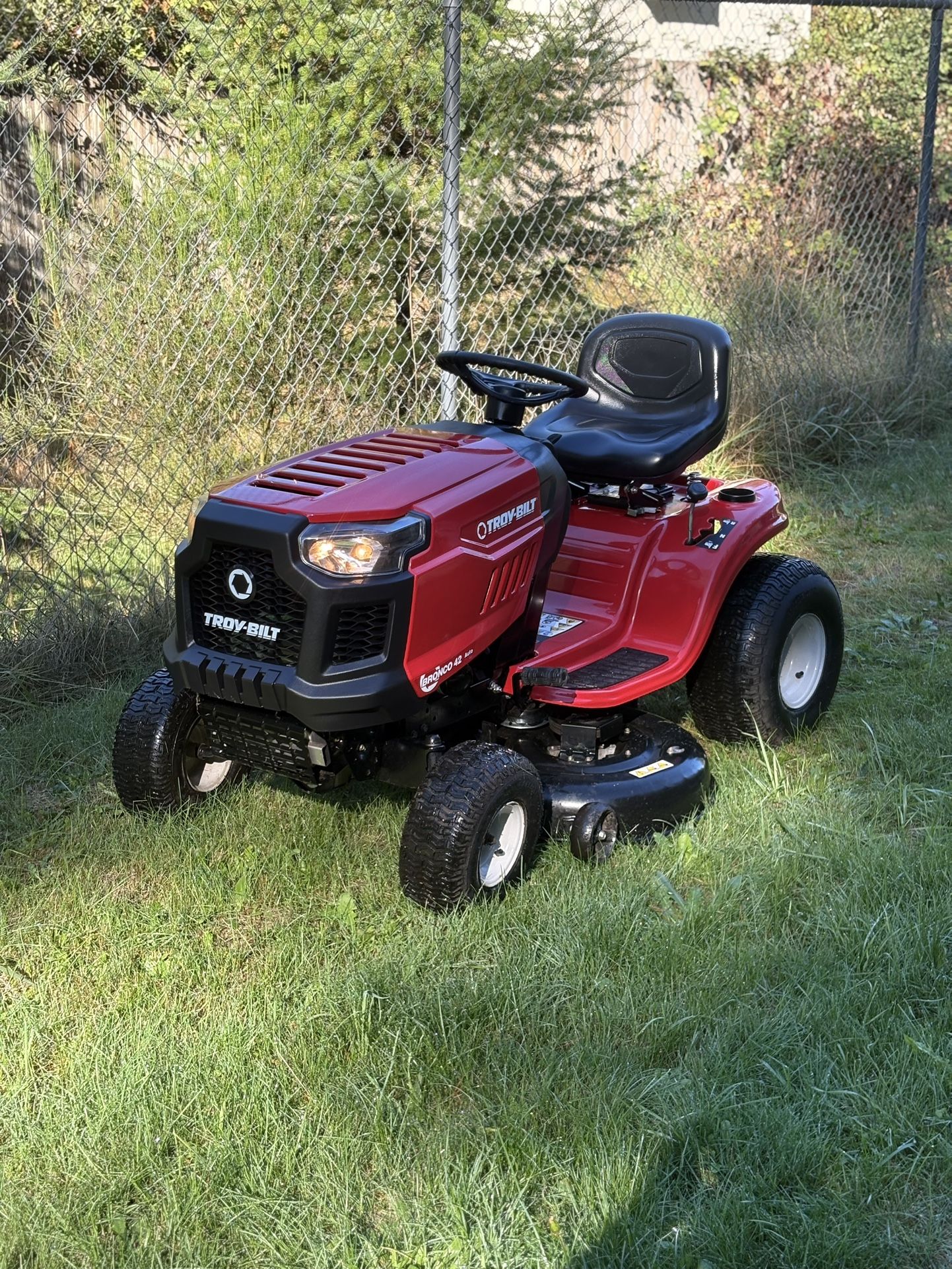 Troy Built Bronco Riding Mower