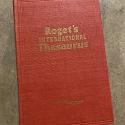 Roget’s International Thesaurus Book 1947 Copy