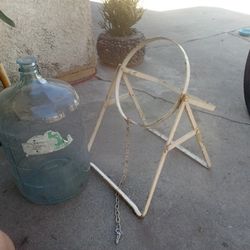 Vintage Sparklets 5 Gallon glass Jug And Water Dispenser 