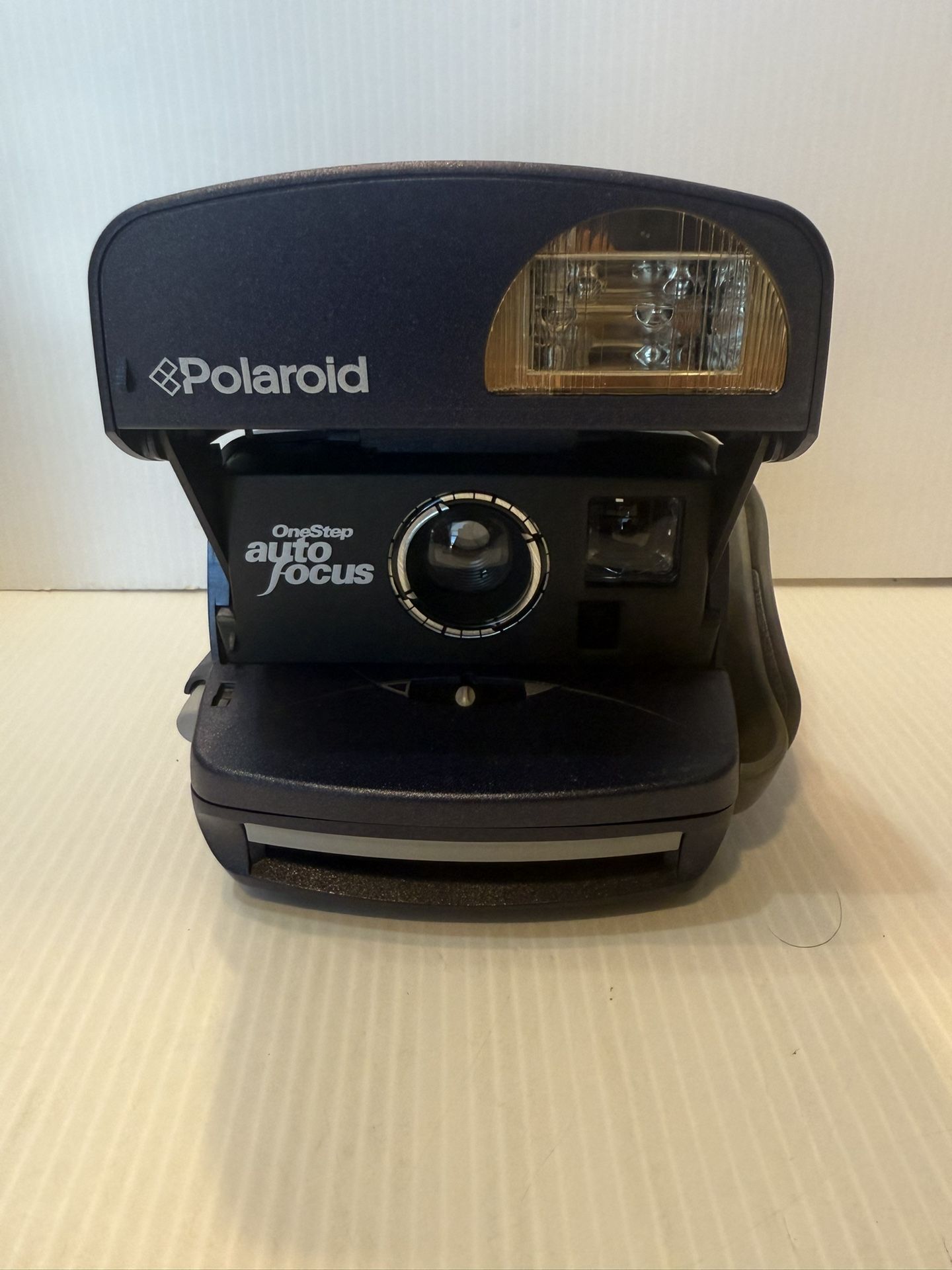 Vintage Polaroid One Step Blue Instant Film Camera With Auto Focus