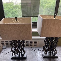 Lamps for Bedroom or Livingroom - Brown
