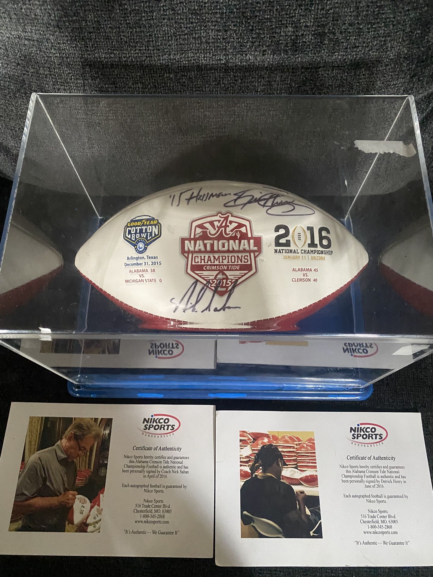 Signed Football