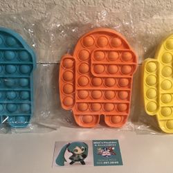 AMONG US TOY FIDGETS 