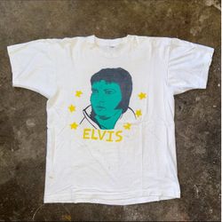 Vintage Elvis Pop Art Graphic T-Shirt