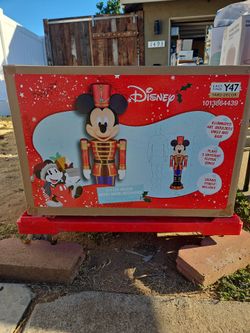 Disney 5 ft LED Mickey Mouse Nutcracker Yard Decor