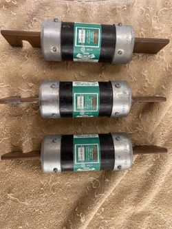 Fusetron 400amp ~ 250volt Time Delay Fuses (3) FRN-R-400