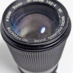 Vivitar 35-105MM 1:32-4 MC Macro Focusing Zoom 55MM Camera Lens