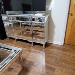 Silver Credenza