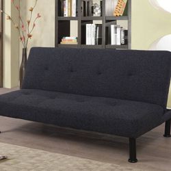 NEW OFFER!!✨✨Dark Gray Convertible Futon Sofa Bed✨Easy Pay Options✨Delivery Express✨
