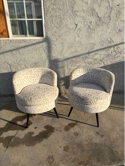 Used cheetah print chairs