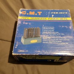 28 piece transfer punch set