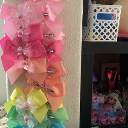 Moños Princesas $1 Cada Uno