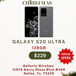 Samsung Galaxy S20 Ultra 5g 128 Unlocked 