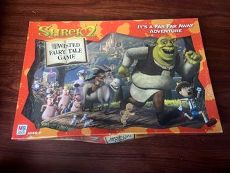 2004 Hasbro Shrek 2 Twisted Fairy Tale Board Game