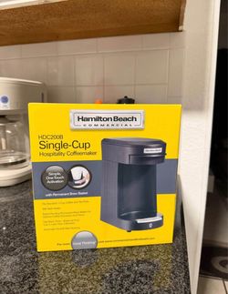 New! Single cup coffeemaker