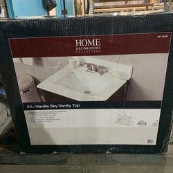 25 Inch Engineered Marble Vanity Top *NEW* 