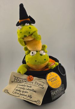 Hallmark Halloween Animated Plush 2008 Tremblin Toads