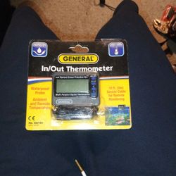 Waterproof Digital Thermometer In/Out 