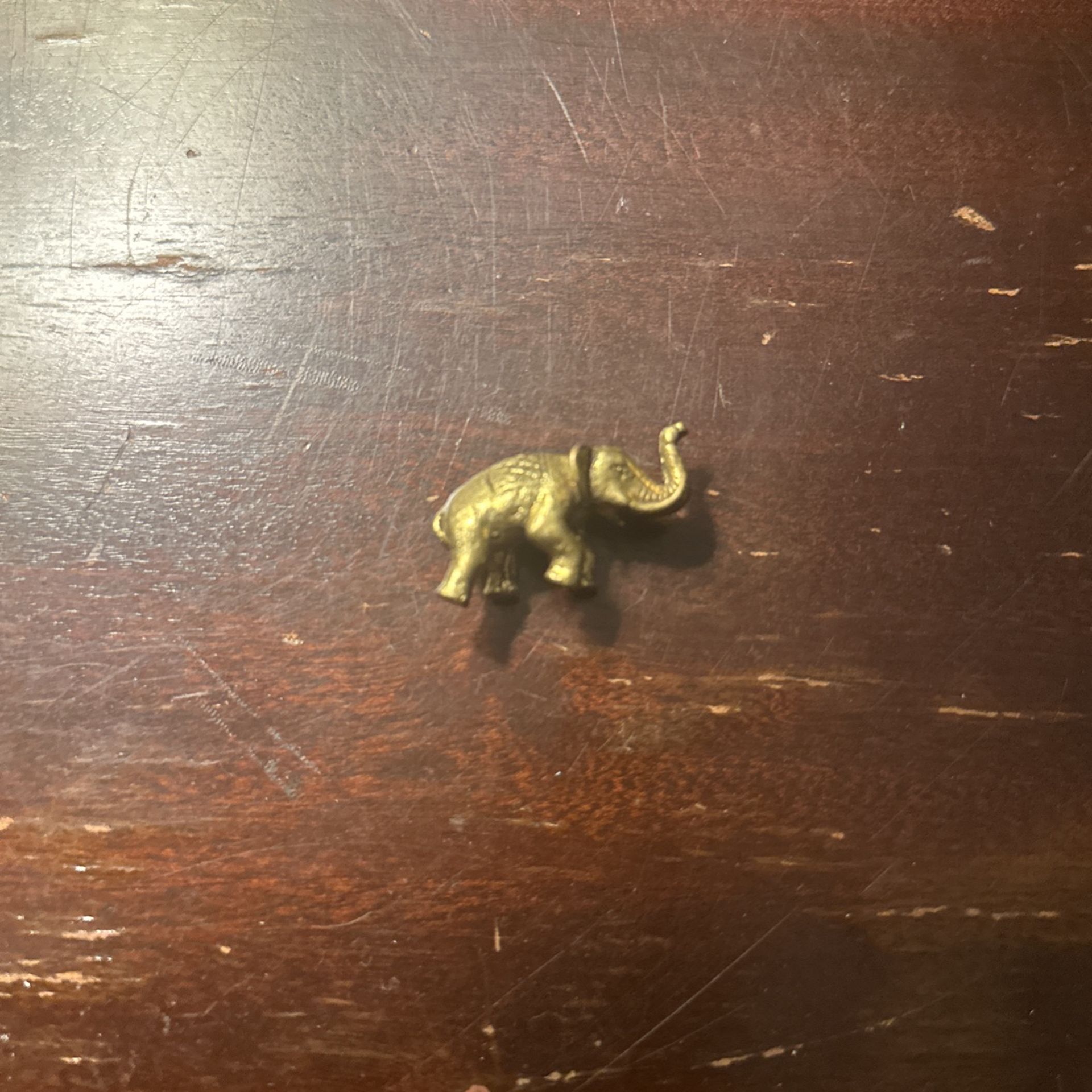 elephant gold figure