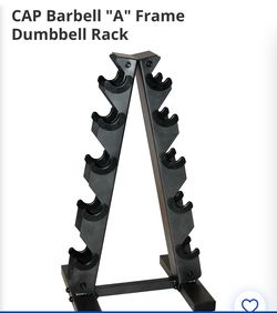 Cap dumbbell rack