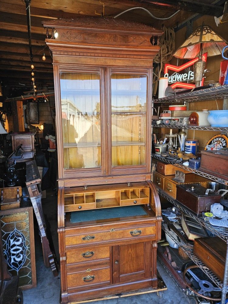 Antique  Cylinder  Desk