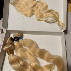 Bodywave 613 bundles & closure 