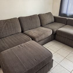 Lovesac sofa - brown