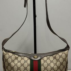 Gucci Vintage Ophidia/Sherry Line Shoulder Bag