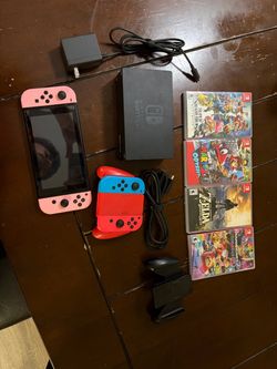 Nintendo Switch Bundle – 4 Games + Extra Controllers – $450 OBO