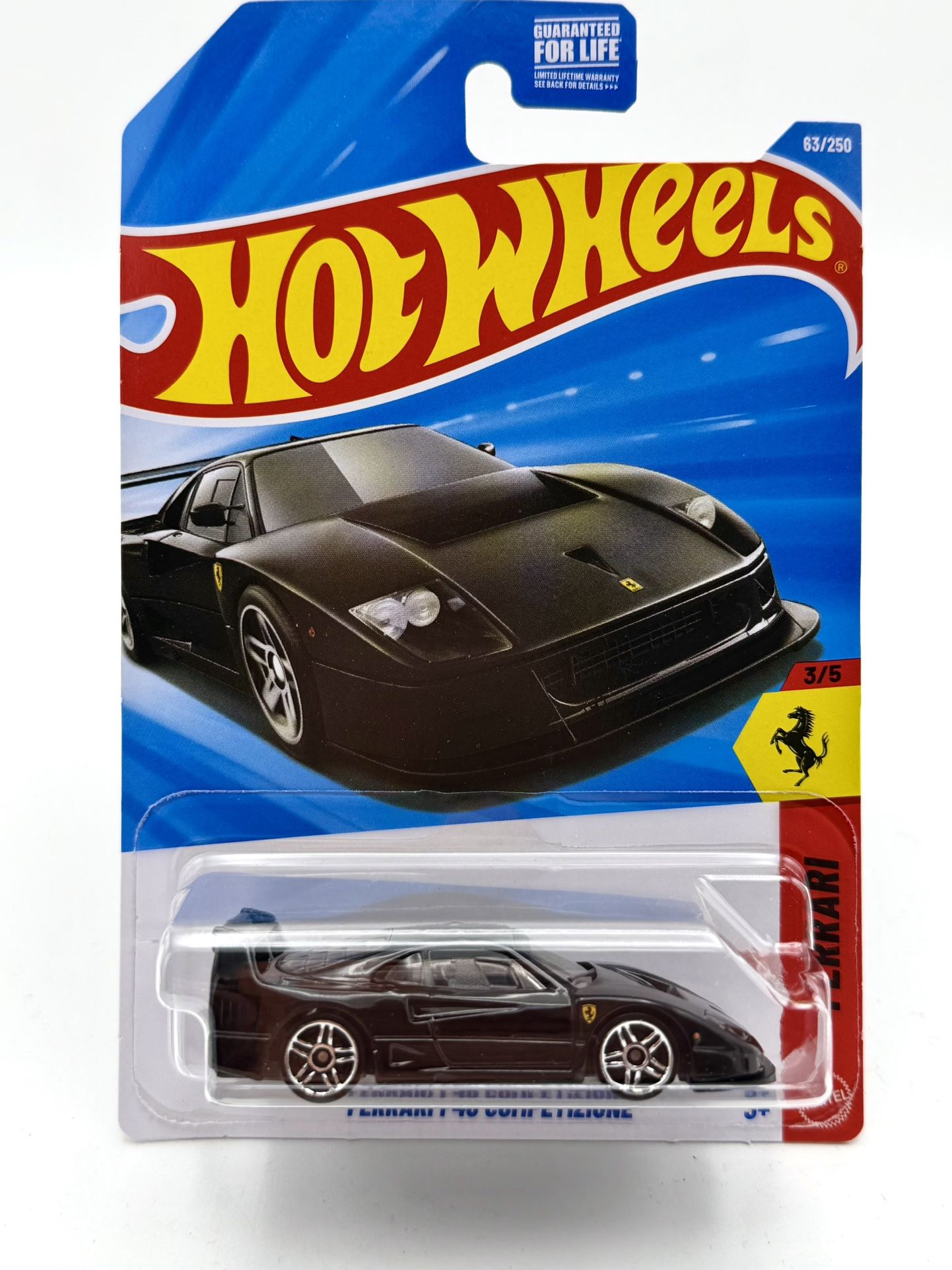 Hot Wheels 1:64 Scale Diecast Model Car - FERRARI F40 COMPETIZIONE